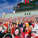 Cutout fans in Lincoln, Neb., for the Penn St.-Nebraska game.